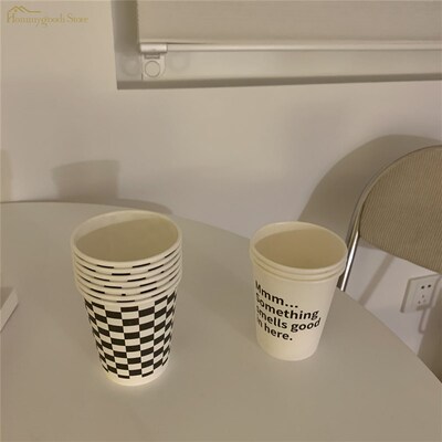 好货10/20/50/100 Pcs Soft Cute Paper Cup Hard And Thick Disp