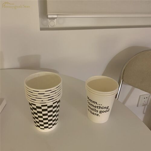 好货10/20/50/100 Pcs Soft Cute Paper Cup Hard And Thick Disp