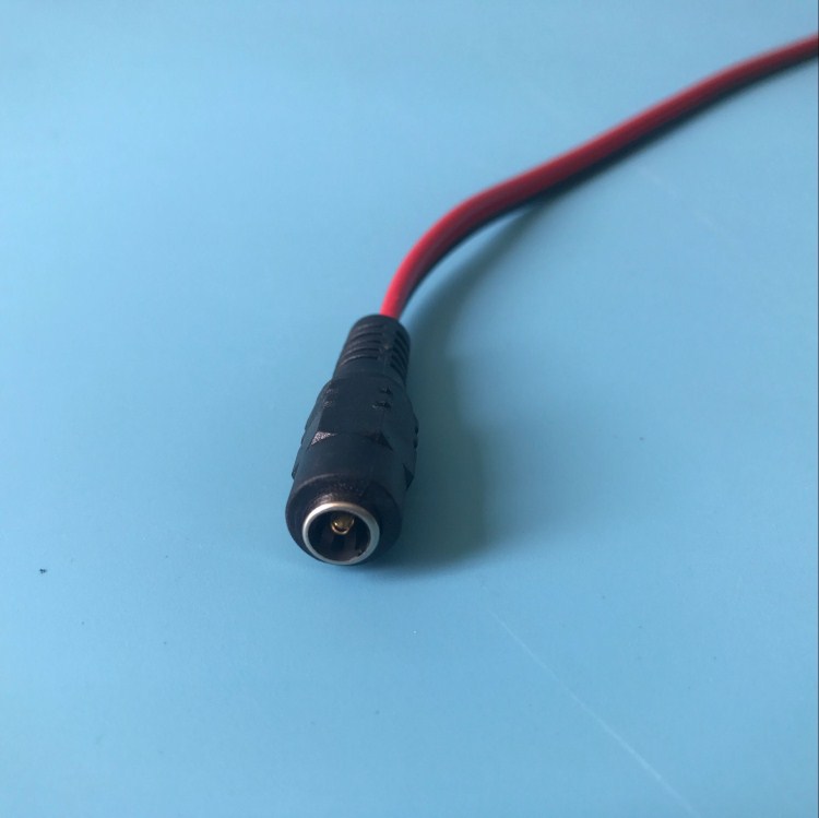 好货纯铜芯DC插头红黑线监控常用电源公母接头电源母头线12V还有