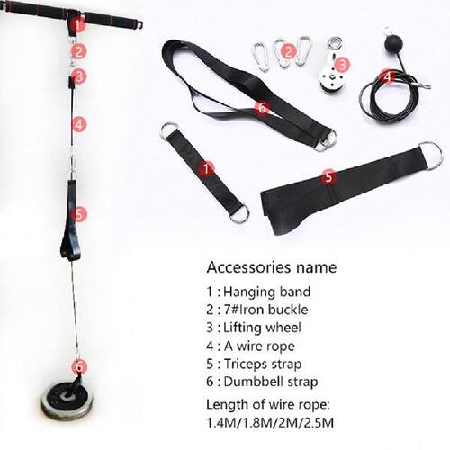 好货Indoor fitness multifunctional pulley system triceps