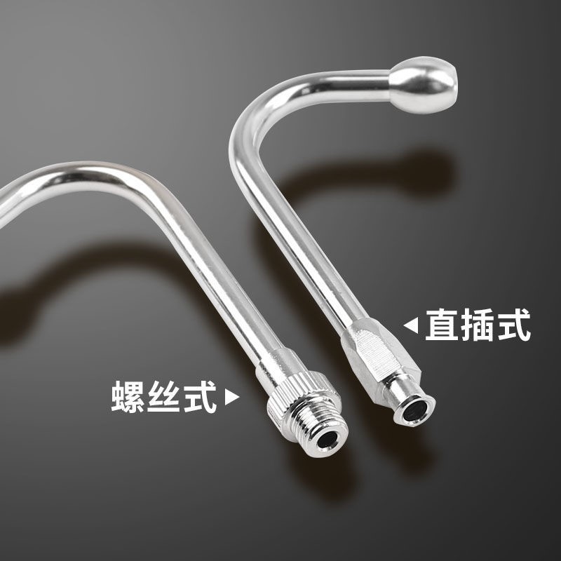 好货给羊灌药神器注射器头不锈钢灌药注射管兽用金属灌药器直插式