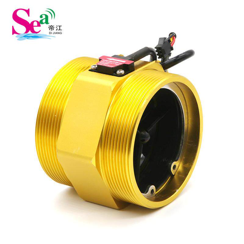 DN80液体流量计水流量感测器3寸外牙金属涡轮流量计 大管径工业用