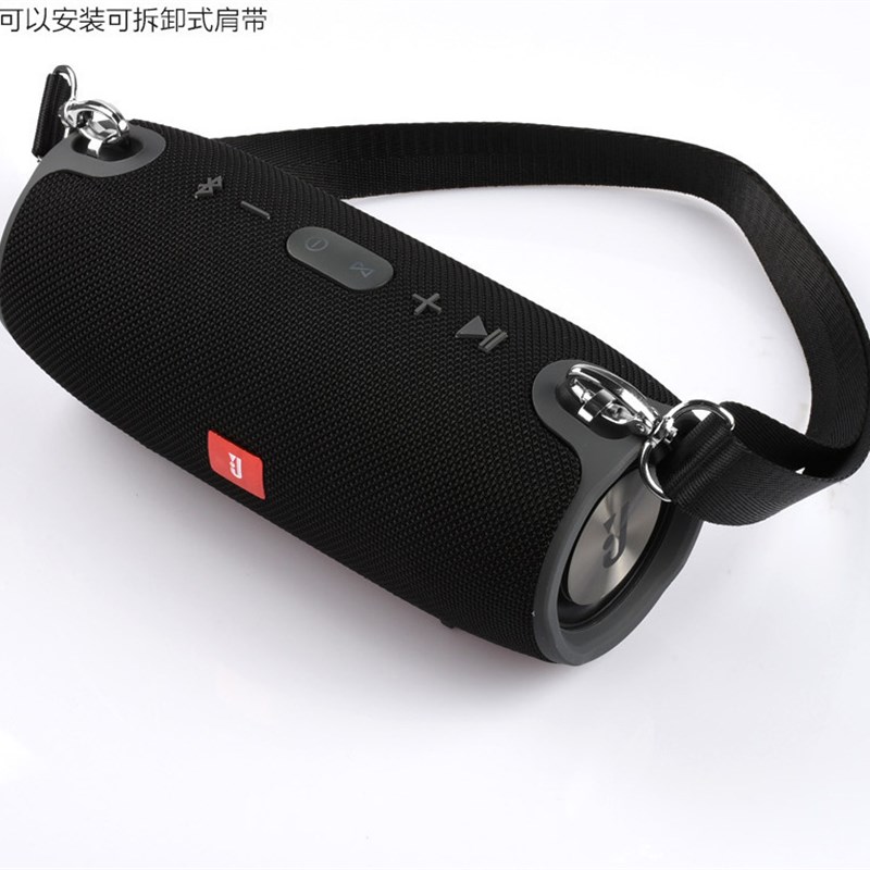 新品工厂直销小战鼓无线蓝牙音箱 1+1串联插卡USB户外便携防水低