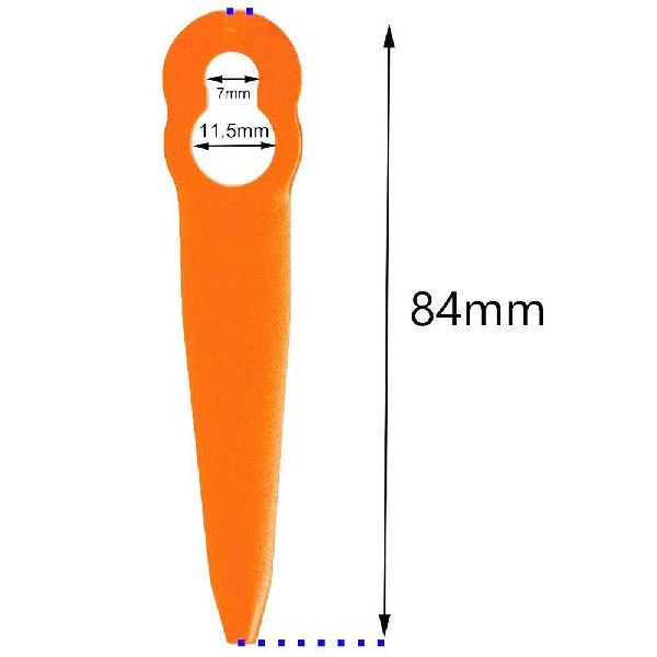 好货For Stihl FSA 45 Replacement Blade Orange Plastic 100 Pa