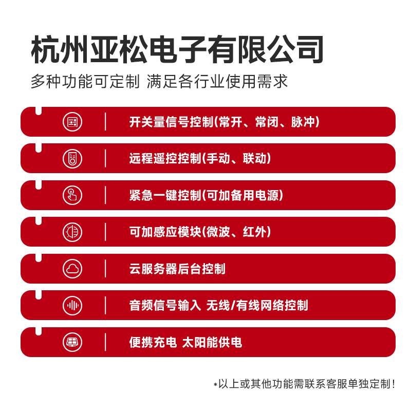 好货YS-01H工业声光一体警报器高分贝大功率堆高机语音提示器喇叭