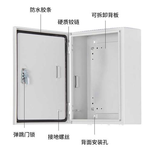 好货明装基业箱小型电控箱外壳配电箱柜体电气控制柜加厚配电箱空