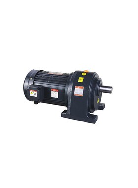 极速厂家GPVG电机0.75KW380卧式三相铝壳煞车齿轮减速传动马达