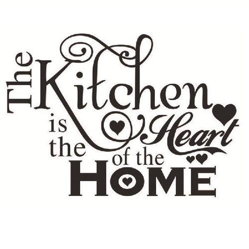 好货Vinyl Kitchen Rules Room Decor Art Quote Wall Decal