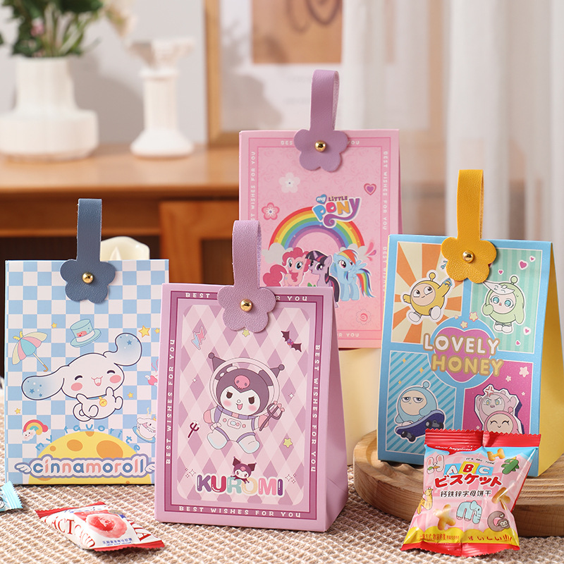 蛋仔小礼盒宝宝满月礼盒卡通儿童生日伴手礼满月礼品盒喜糖盒子