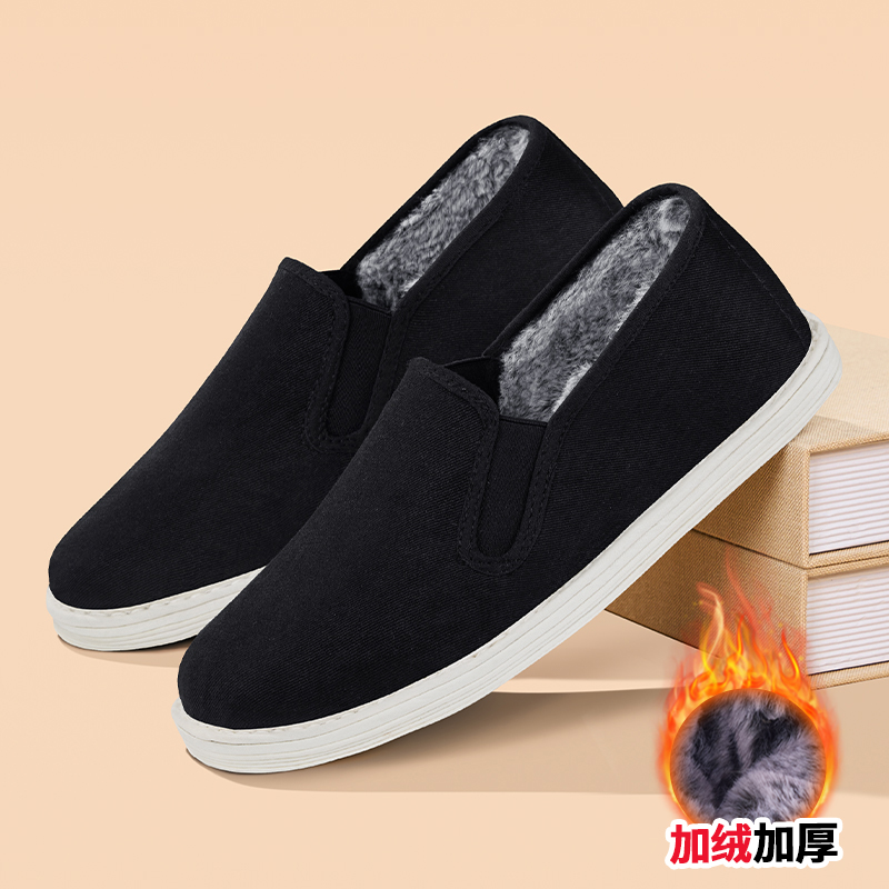 老北京棉鞋女冬季加绒加厚