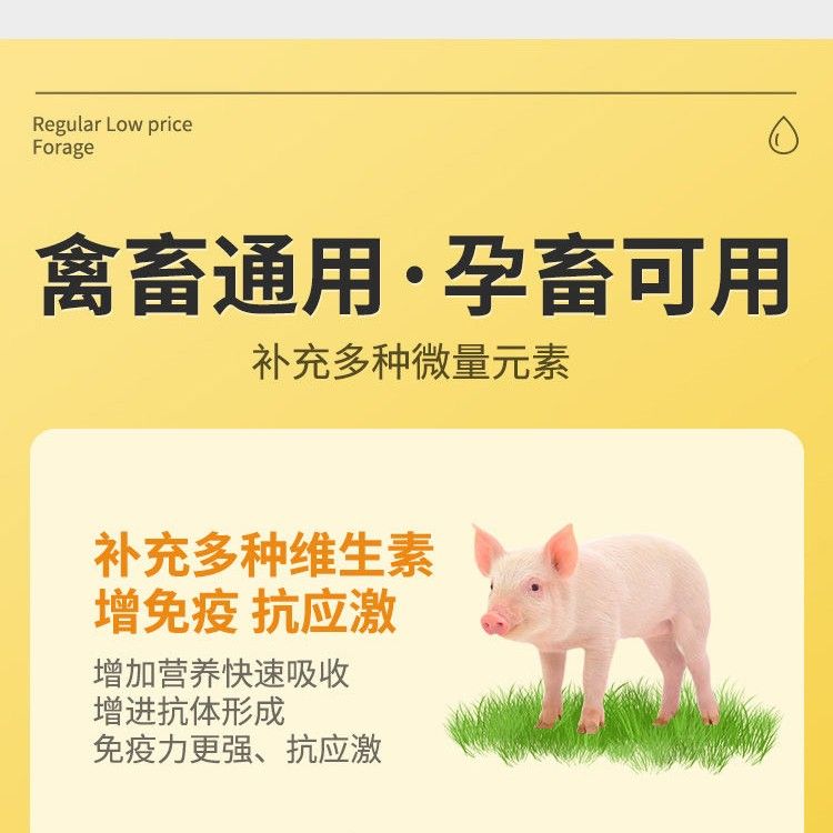 正品有机钙磷21项全能微量元素异食灵补钙饲料添加剂