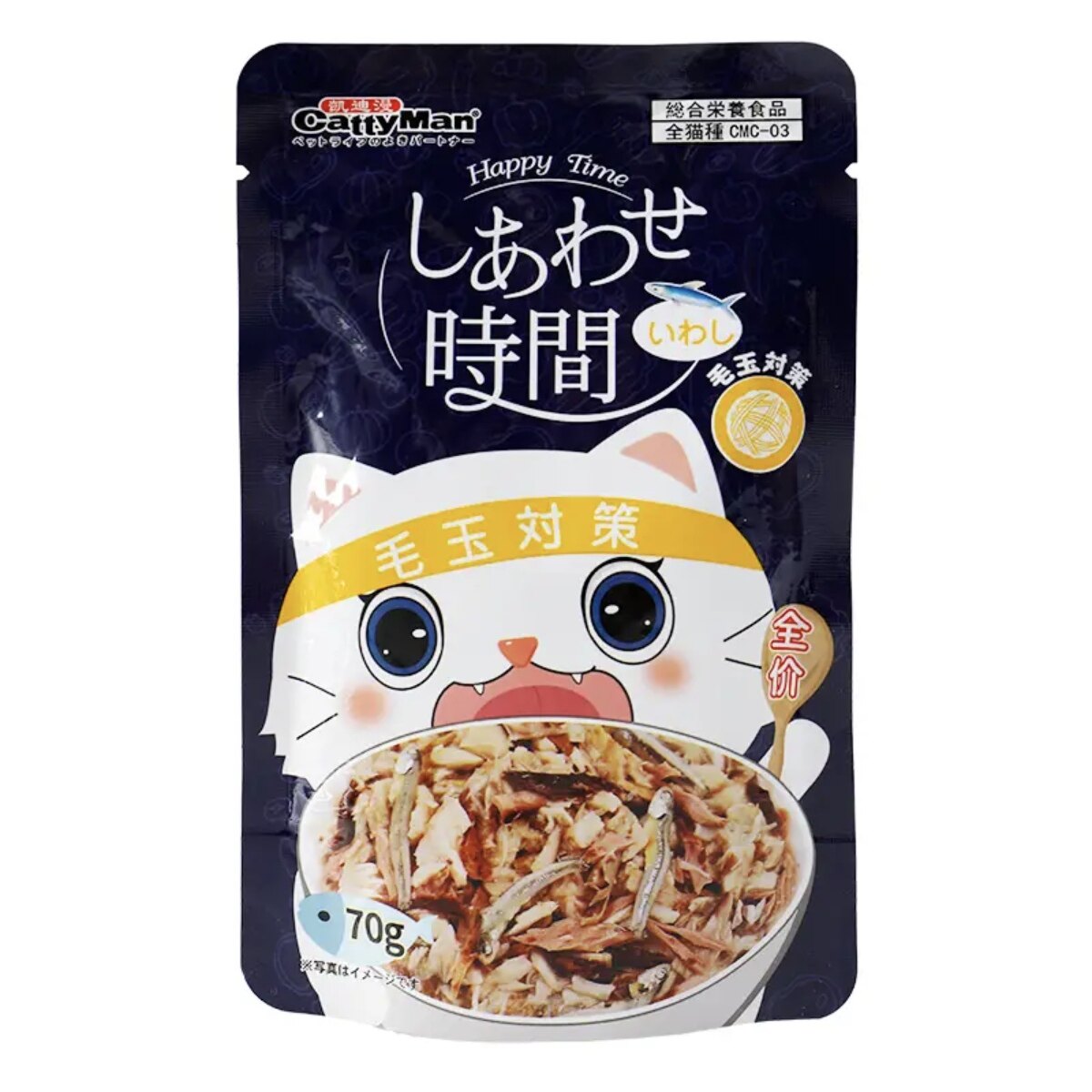 多格漫时间系列猫咪零食湿粮宠物罐头罐包妙鲜包功能款70g*12包