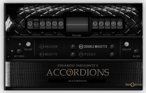「手风琴音色」6.5G 手风琴二代Best Service Accordions 2 音源