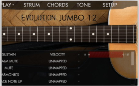 「吉他音色」5G 12弦原声木吉他Evolution Jumbo 12 软音源 编曲