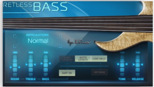 「贝斯音色」2G 优秀的无品贝斯Ilya Efimov Fretless Bass软音源