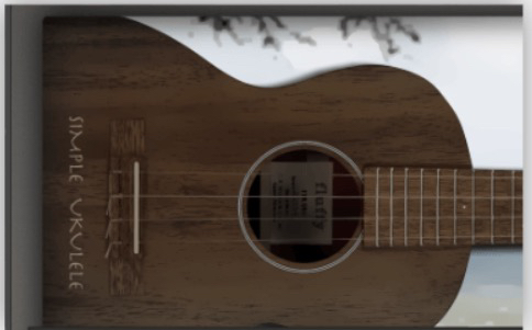 「吉他音色」1.5G 轻巧的尤克里里UkuleleGuitar 软音源 音色