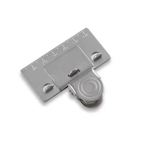 Measuring Tape Clip不锈钢卷尺夹卷边固定器木工划线卷尺定位夹