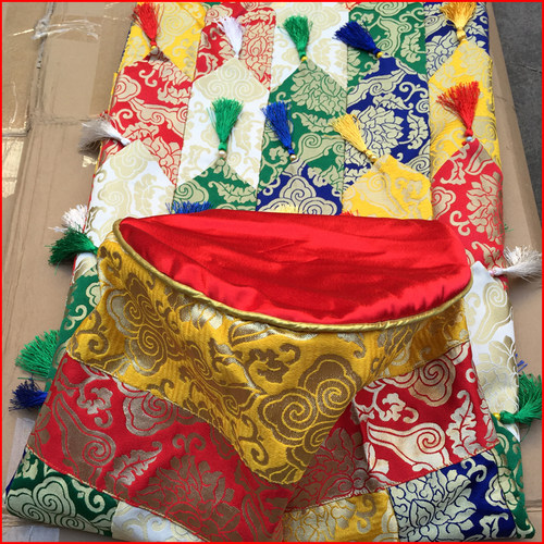 速发福幡佛具禅修用品相牌家居绣品圆幢挂慧布幡长幡1米彩幢圆幢