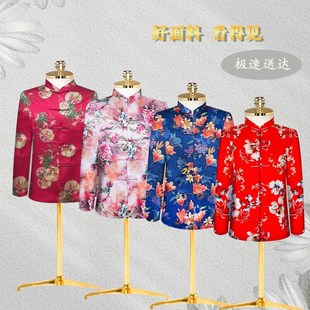 速发老人寿衣套档全棉纯高蚕丝殡葬用品送老衣去世年轻款 七件套冲