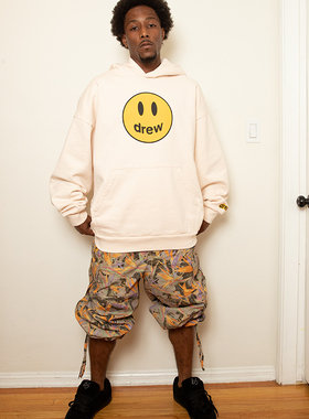 【官方正品】drew house宽松经典笑脸休闲连帽卫衣25秋季男女同款