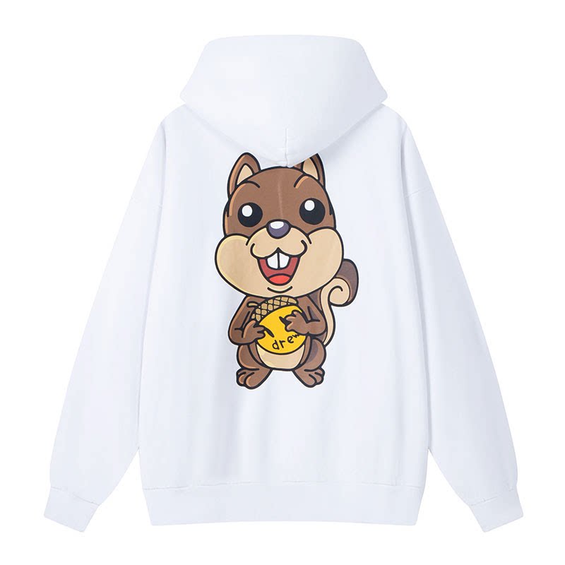 【官方正品】drew house松鼠图案拉链连帽卫衣26春季男女同款图片