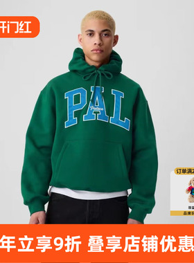 【官方正品】PALACE联名款字母印花连帽长袖卫衣25秋季男女同款