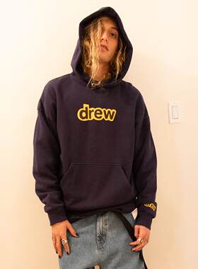 drewhouse潮牌连帽字母卫衣春季