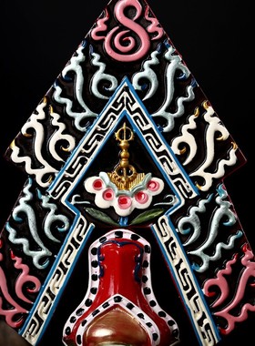 速发藏传密宗摆件三根本朵玛上师本尊空彩金刚萨树埵脂行绘包邮