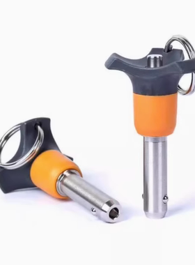 不锈钢球头锁紧销钢珠快卸销 BLPB/BLPR轴快速线阵按钮式插拔销子