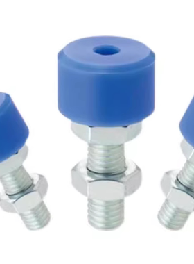 替米思米C-UNCH聚氨酯硅橡胶包胶止动螺丝防撞螺栓缓冲器M3.4.5.6