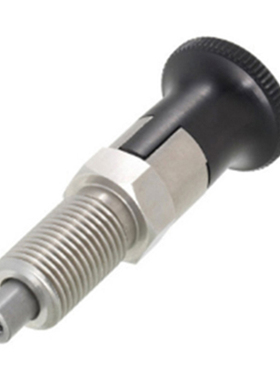 替代米思米PXTYS/PXTSS10/1216/SUS不锈钢前端螺纹自锁型旋钮柱塞