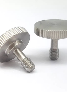 替代米思米/NKOSD3/4/5/6/8/SUS303/不锈钢防脱落台阶型/压纹旋钮