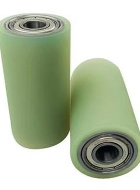 替米思米 ROERHA40－100  双轴承698外40厚100   铝合金 包胶滚轮