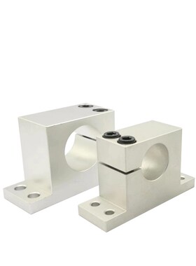 光轴支架GCP11 GCP08轴承座固定座 T型 导向轴支座立式 侧开口型