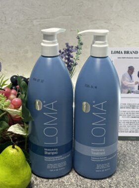 LOMA罗马洗发水蓝色毛糙补水油性烫染修护洗发水韩国直邮