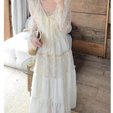 法式复古蕾丝拼接长袖衬衫女2025新款设计感小众别致绝美长袖上衣，商品下架区，凯文服饰