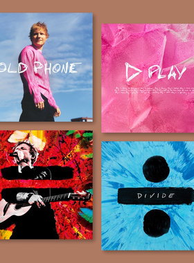 Ed Sheeran黄老板专辑封面海报欧美宿舍卧室房间美式装饰画定制