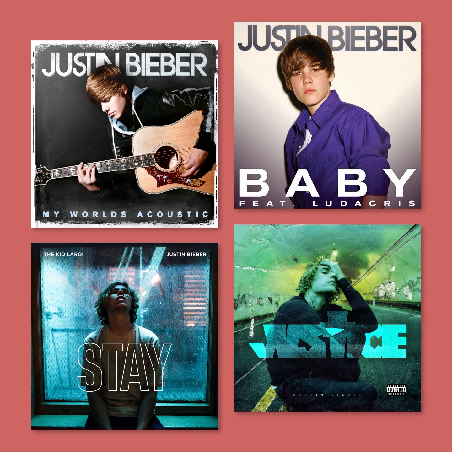 Justin Bieber贾斯汀比伯海报专辑封面欧美周边宿舍房间装饰画图片