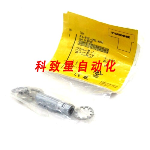 工业配件BI4-M12K-AP6X-H1141电感传感器4607082 BI4M12KAP6XH114