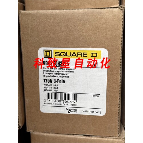 工业配件NBD250H3125 断路器 125A 3 POLES