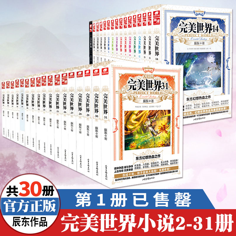 【官方正版】完美世界小说全套1-29-30-31册全集（已完结）辰东人气玄幻小说完美世界东方幻想热血之作dr