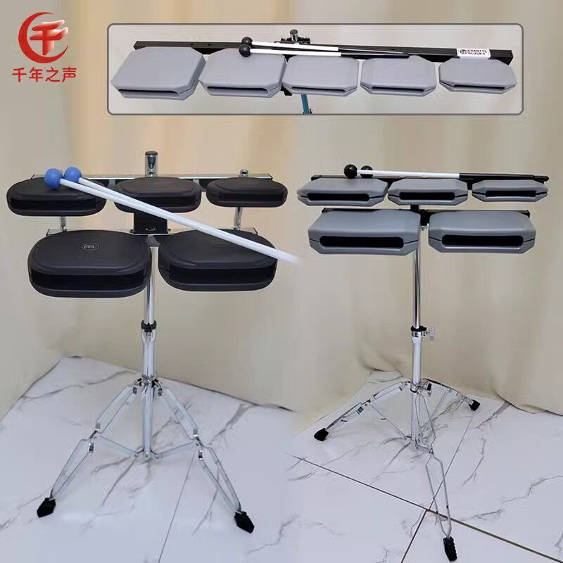 LP德国麦尔专业乐队打击乐器红木音盒碳塑木鱼梆子橡胶木五音排梆