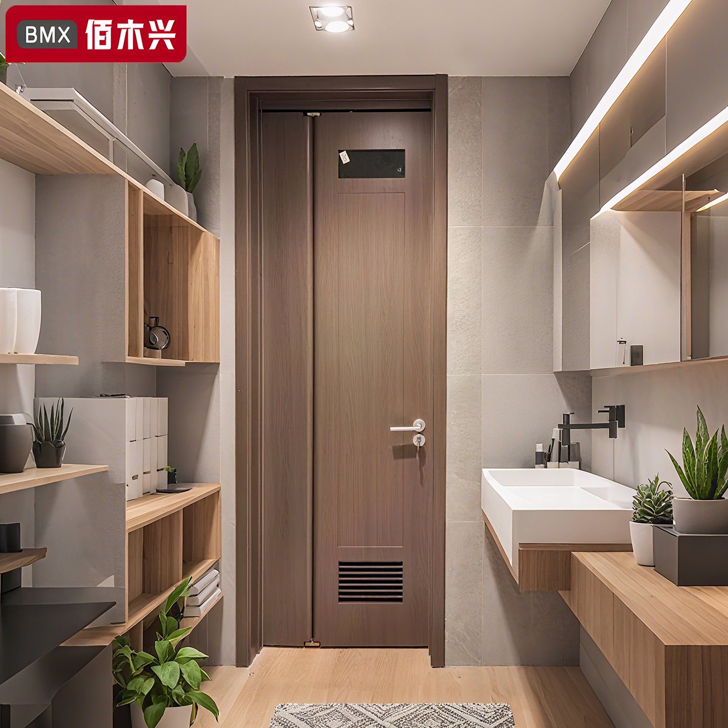 折叠门三七门卫生间无轨折叠门