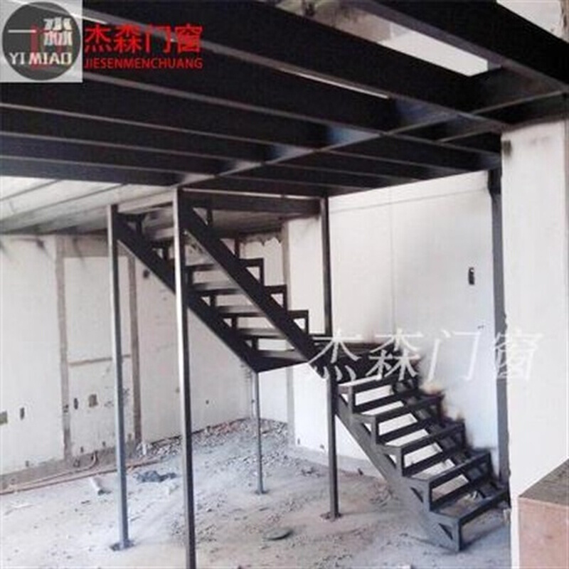 隔层工字钢焊接常州搭建槽钢隔楼钢结构阁楼厂房加层楼梯铁艺 金属材料及制品 槽钢 原图主图