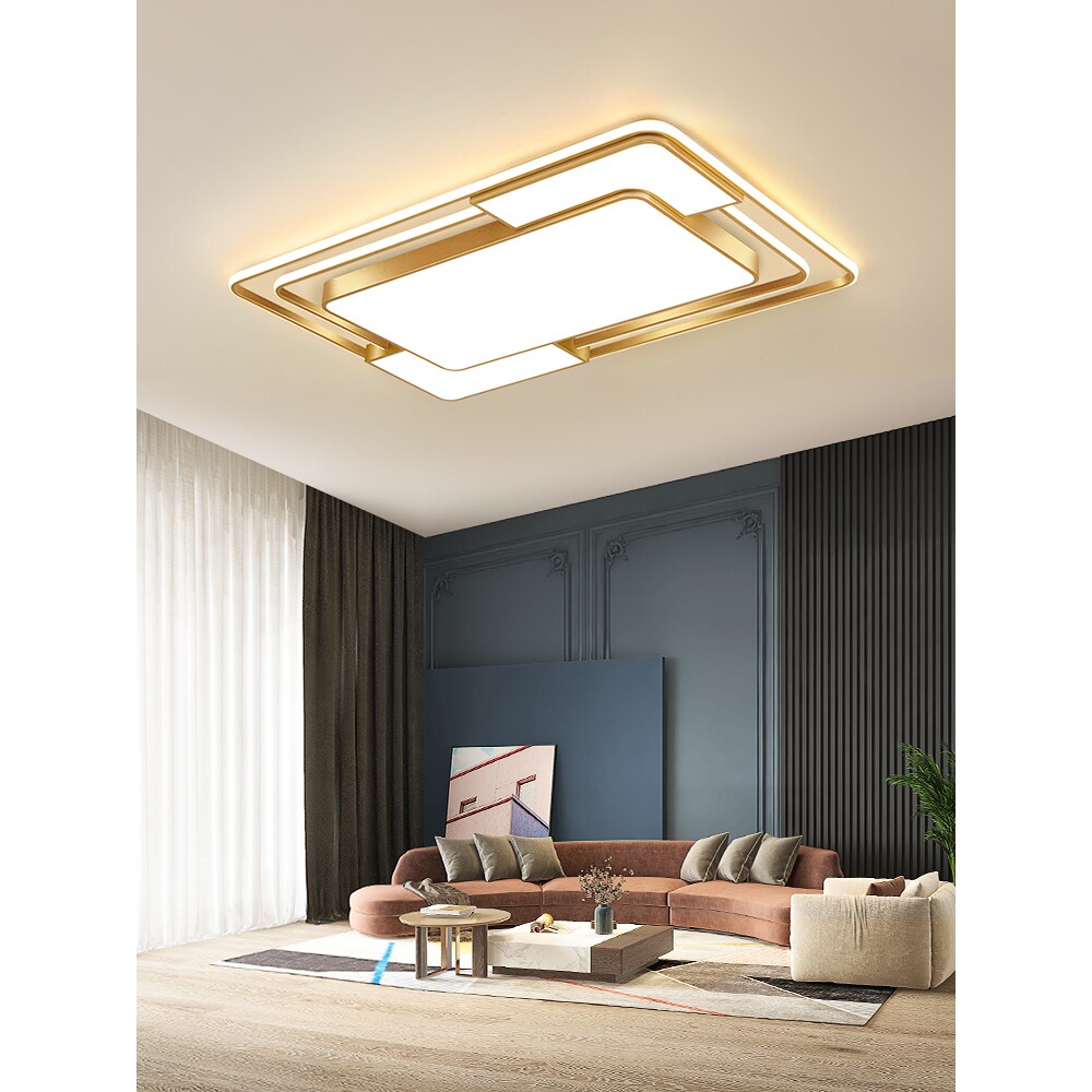 欧普智能家用创意客厅大灯吸顶灯轻奢风房间主卧室大厅吊灯具现代