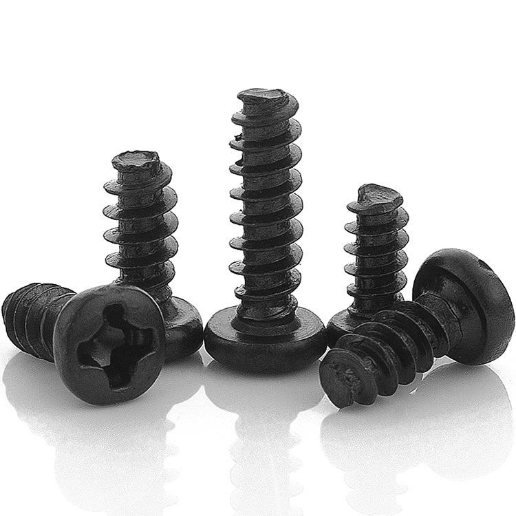 淬火加硬平尾自攻螺丝十字槽圆头螺丝盘头自攻钉自攻丝M1.4|M2|M3