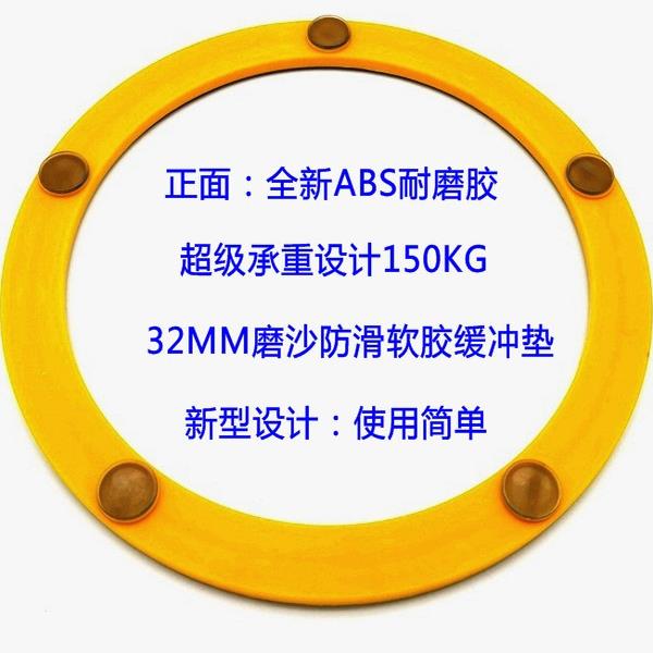 新型餐桌转盘不跑偏玻璃大理石台面旋转底座冷轧钢承重岩板转盘