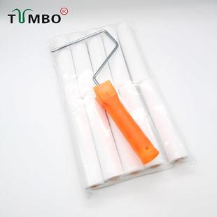 工厂直销油性海绵平头滚筒刷6寸补漆修边角乳胶漆油漆滚刷无死角