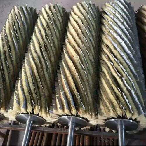 厂家直供砂光机除尘毛刷辊木工机械打磨抛光去毛刺剑麻毛刷辊