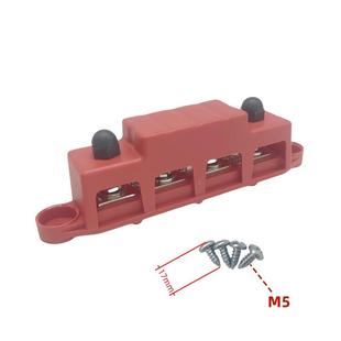 红黑色汽车游艇汇流排M8M10大电流接线螺柱组件GK 045
